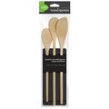 Cook'S Kitchen Spoons Wood Cooking 3 Pk 8862